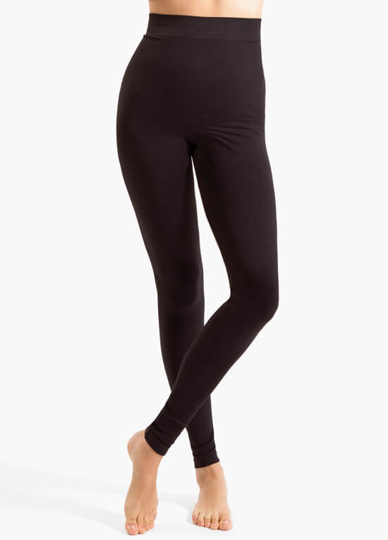 High Waist Postpartum Support Leggings in Black by Blanqi