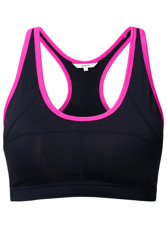 Robijn Maternity Active Sports Bra in Black/Pink by Noppies