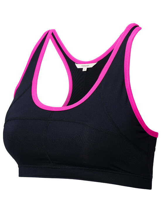 Robijn Maternity Active Sports Bra in Black/Pink by Noppies