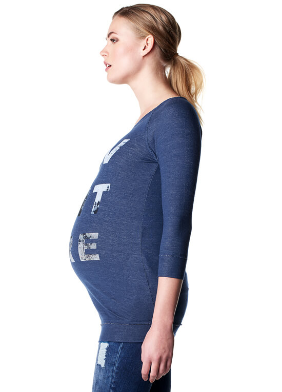 Nia Adventure Maternity Sweatshirt in Blue by Noppies