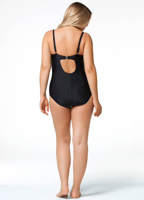 Squash One-Piece Maternity Nursing Swimsuit by Rosewater by Cake