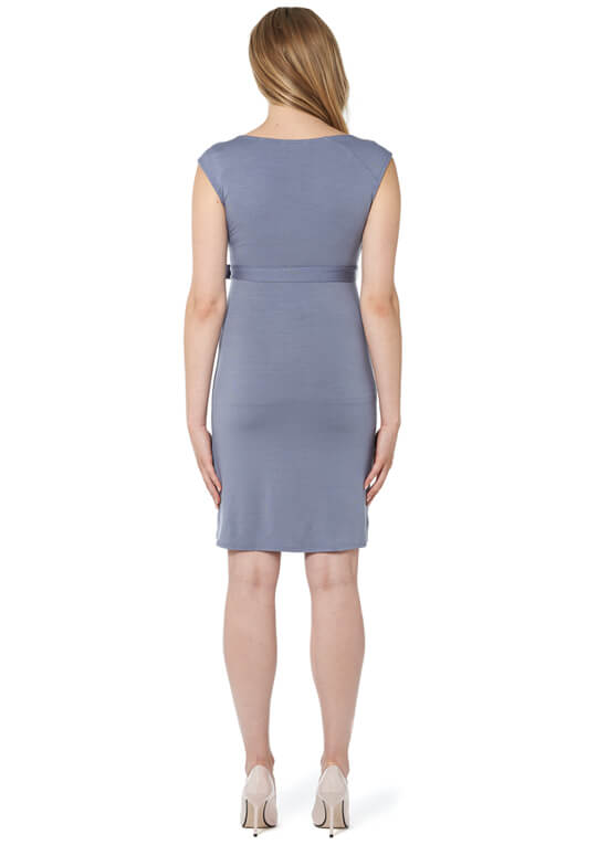 Lara Maternity Nursing Dress in Lavender Grey by Noppies