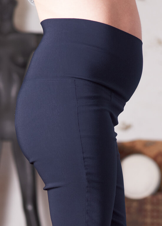 Jayden Navy Blue Maternity Pants by Floressa