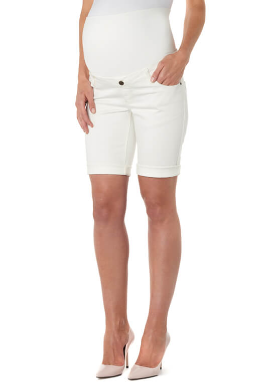 Maternity Bermuda Shorts in Off-White by Esprit 