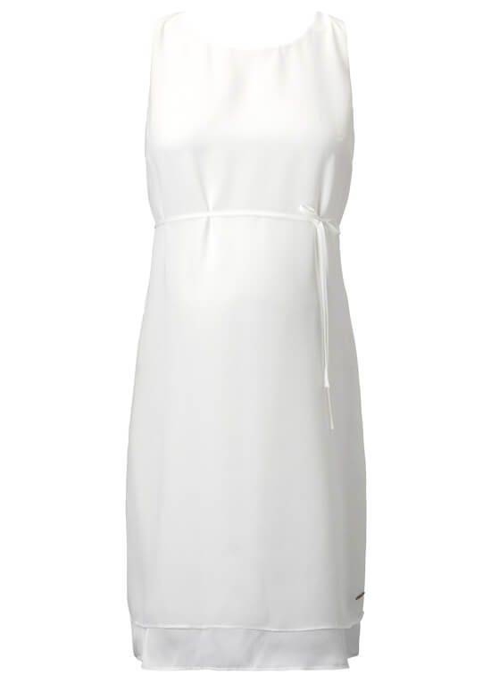 Flowing Chiffon Maternity Party Dress in Off-White by Esprit 