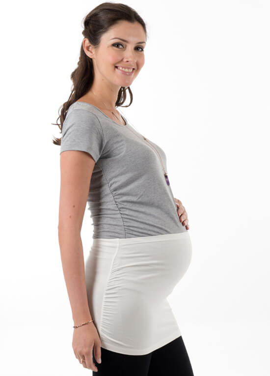 Maternity Belly Band in Creme by Trimester Clothing