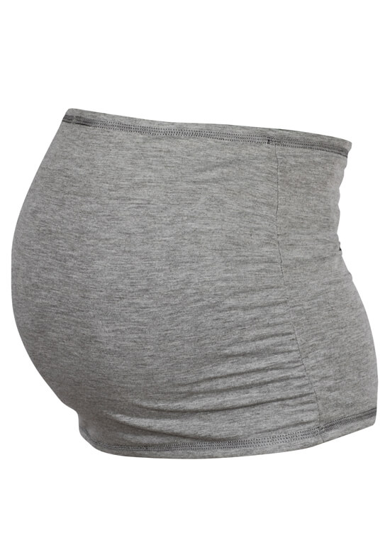 Reversible Maternity Belly Band in Grey/Creme by Trimester Clothing