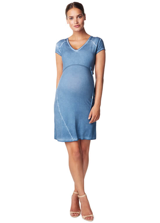 Luna Sporty Maternity Dress in Ice Blue by Noppies