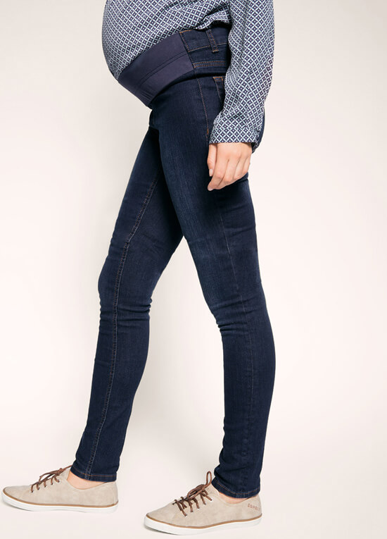Dark Blue Wash Maternity Denim Jeggings by Esprit