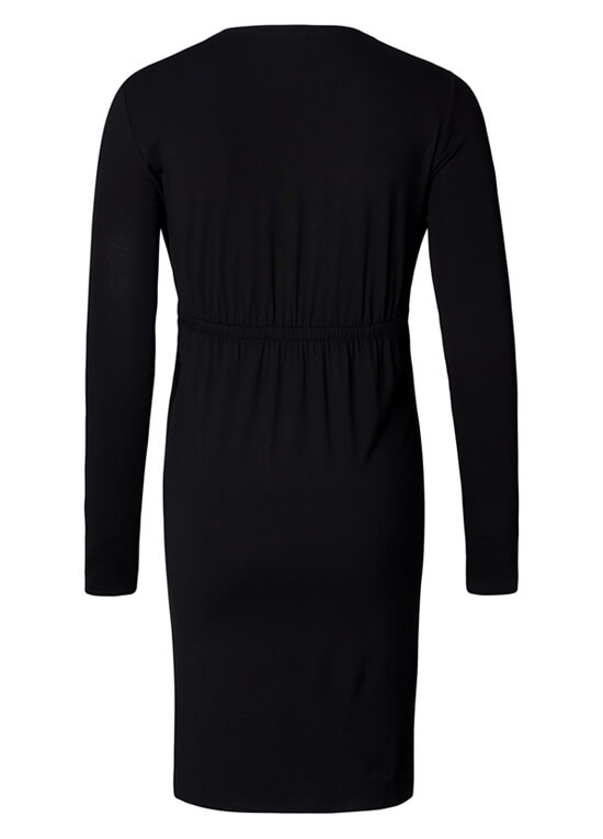 Jodi Maternity Nursing Dress in Black by Noppies