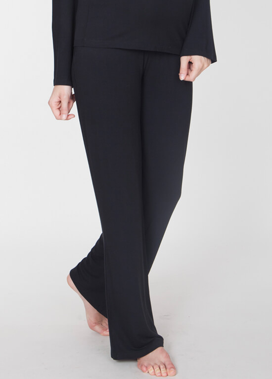 Bamboo Maternity Nursing Loungewear Set in Black by Seraphine
