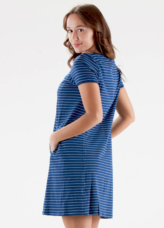 Floressa Caleb Postpartum Zip Nursing Dress Queen Bee