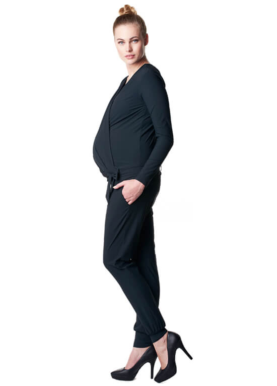 Cal Black Maternity Nursing Jumpsuit by Noppies