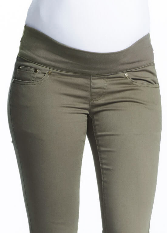 Khaki Maternity Skinny Jeans by Soon Maternity
