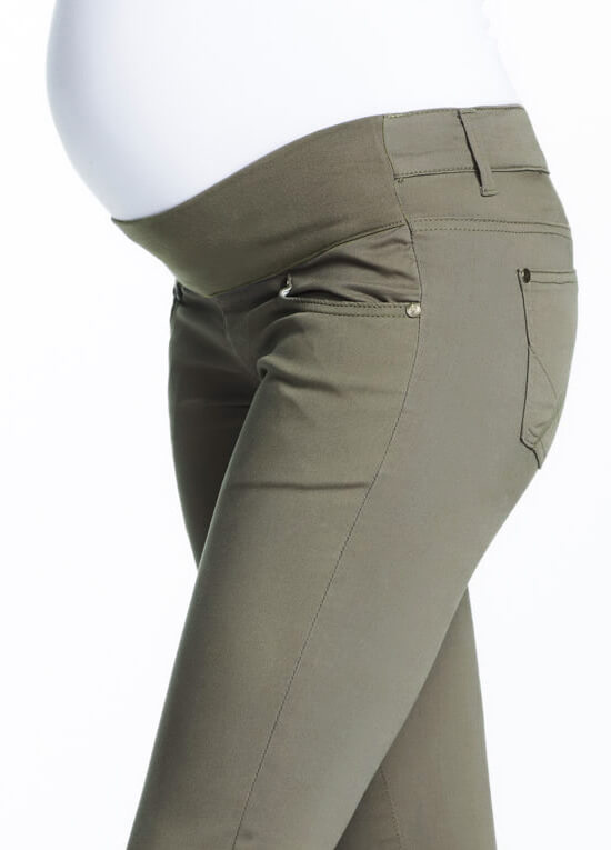 Khaki Maternity Skinny Jeans by Soon Maternity