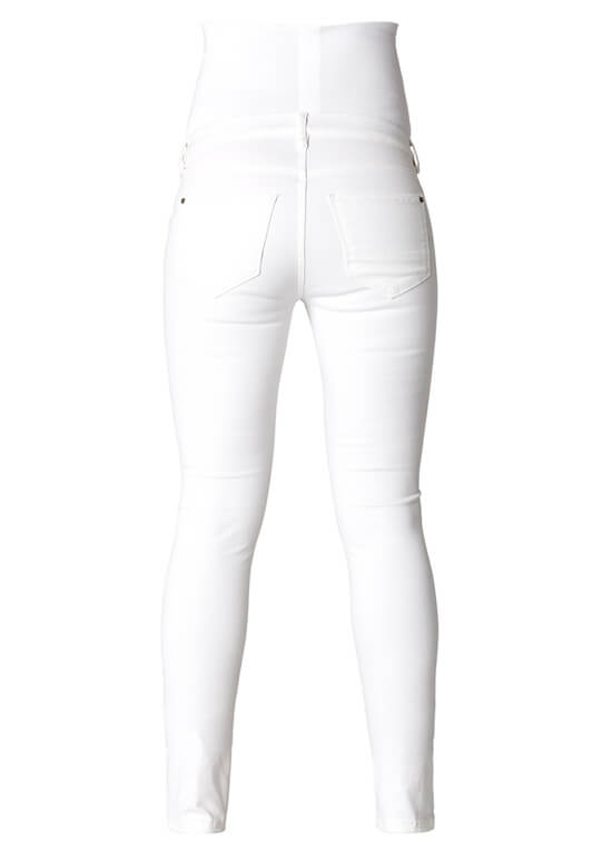Leah Slim Fit White Maternity Jeans by Noppies