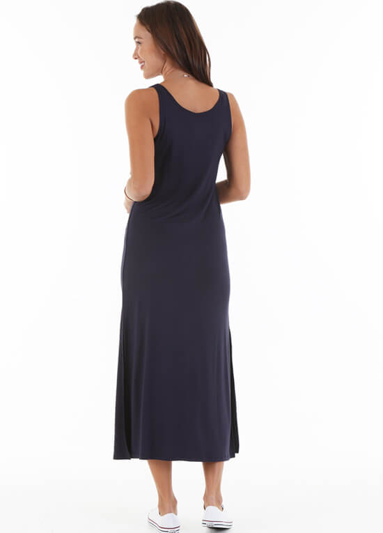 Armani Layered Nursing Maxi Dress by Trimester Clothing