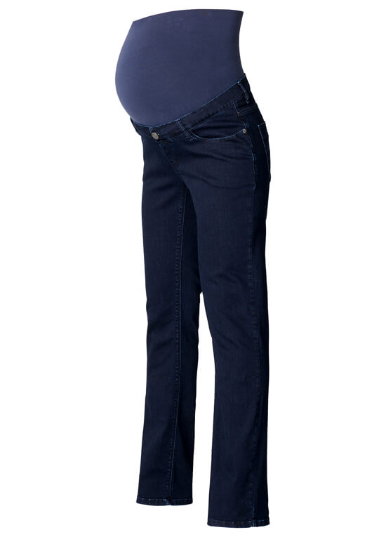 Over Bump Straight Leg Maternity Jeans in Dark Wash by Esprit