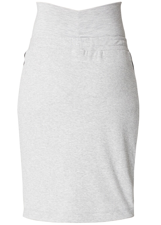 Supermom - Saar Side Stripe Maternity Skirt in Grey | Queen Bee