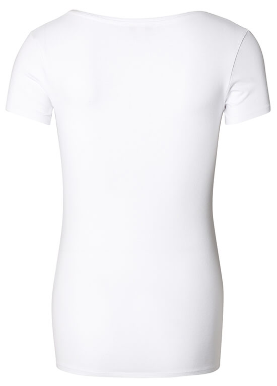 You & Me Vintage Print Maternity Tee in White by Esprit