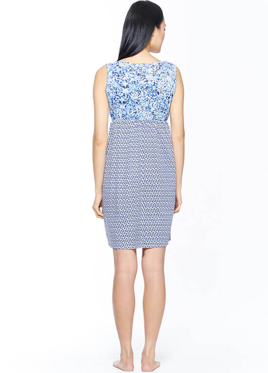 sleeveless maternity nightie