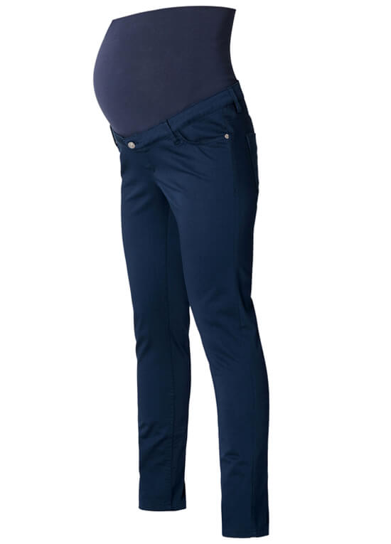 Over Bump Maternity Chino in Night Blue by Esprit