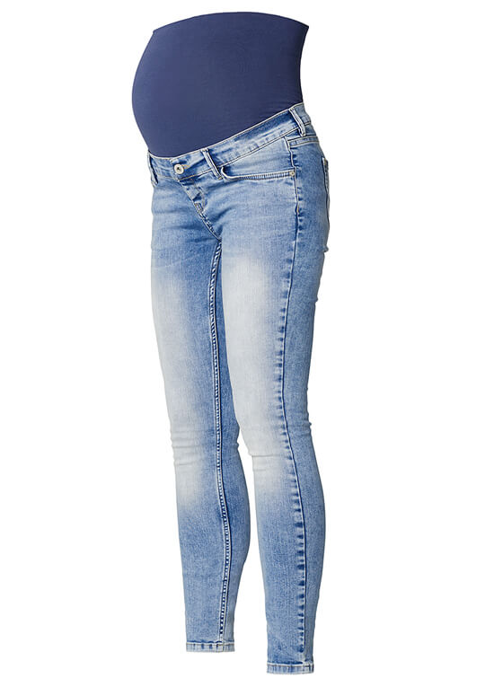 Skinny Maternity Jeans in Light Wash by Supermom