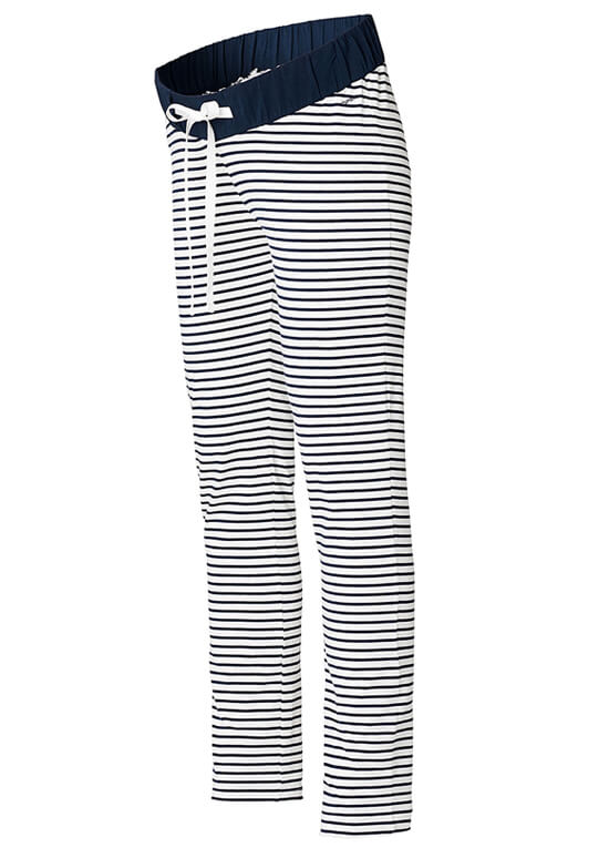 Blue Striped Maternity Lounge Pants by Esprit