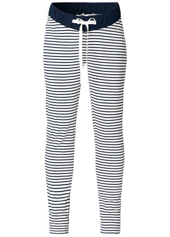 Blue Striped Maternity Lounge Pants by Esprit