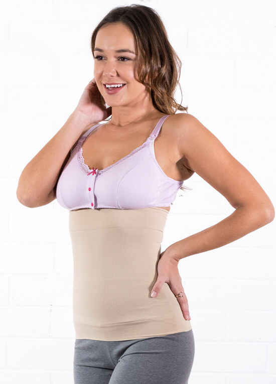 Postpartum Belly Support Band in Nude by Preggers