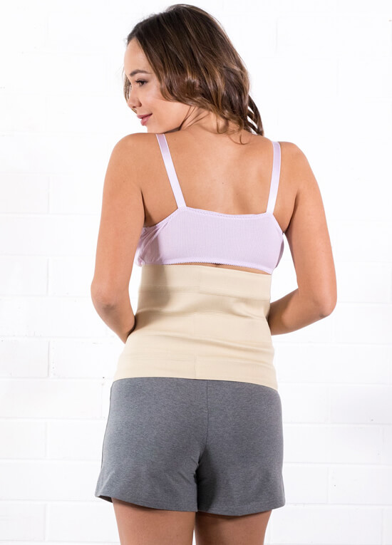 Postpartum Elastic Abdominal Binder Wrap in Nude