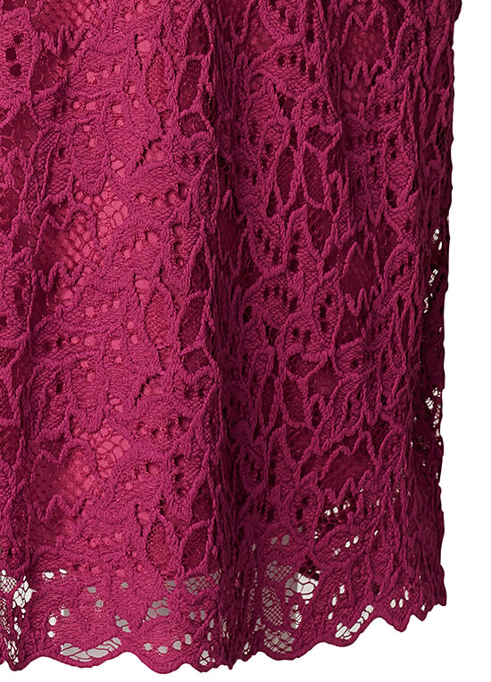 Celia Lace Maternity Dress in Fuchsia by Noppies