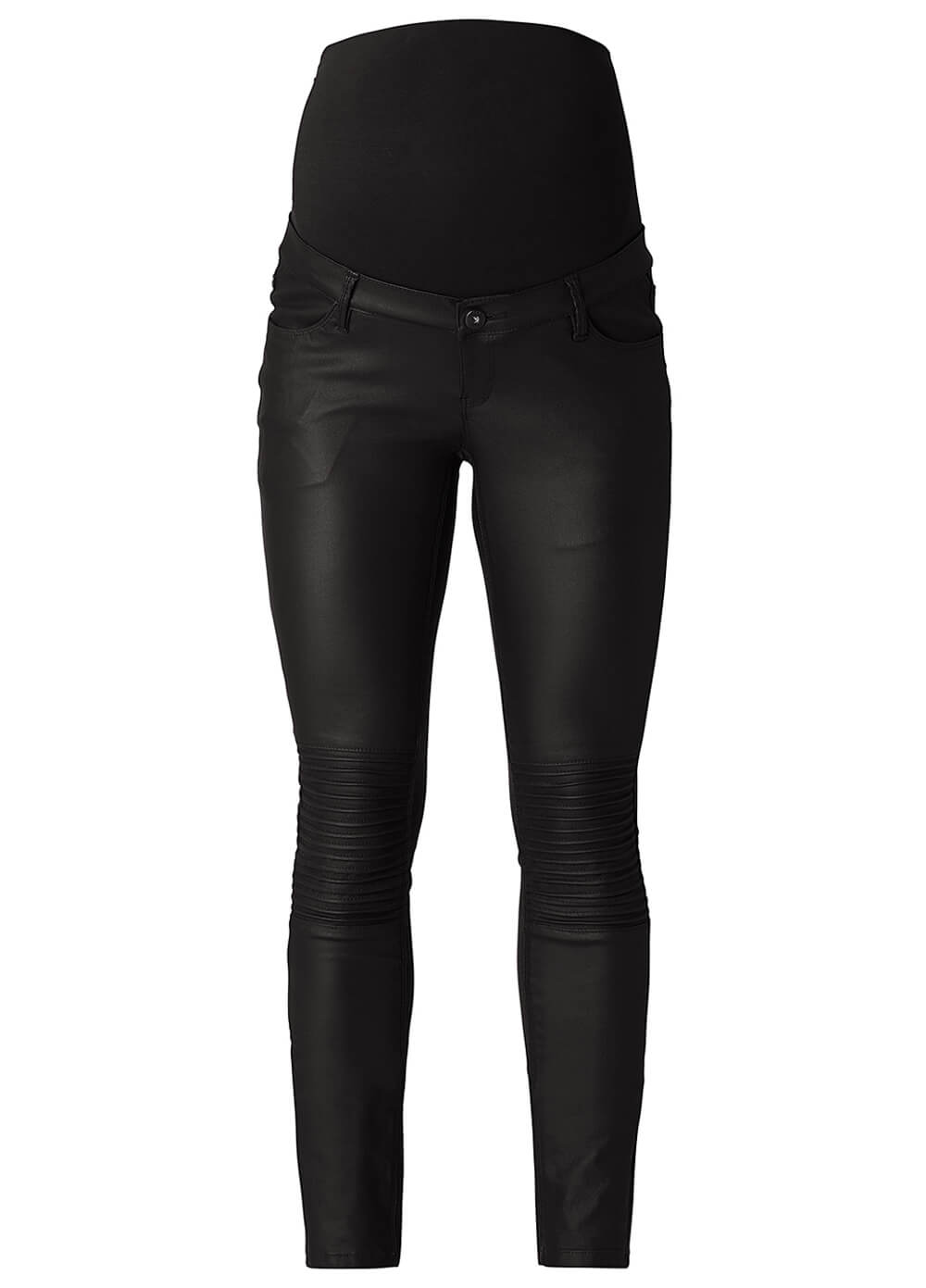 Jessie Coated Skinny Black Maternity Jeans by Noppies