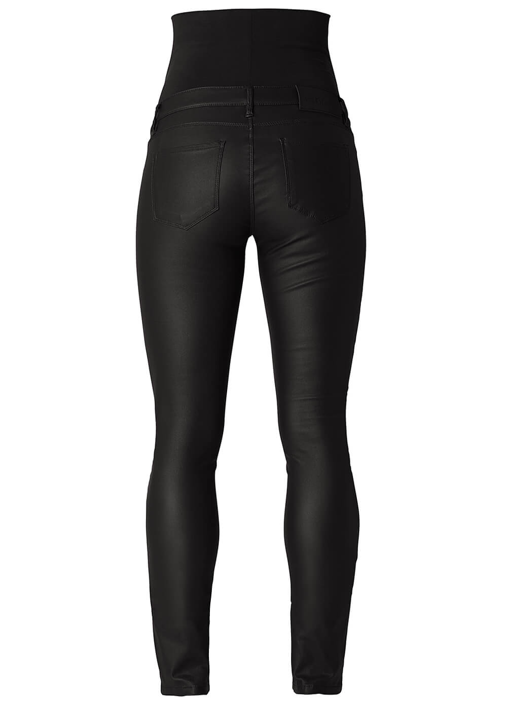 Jessie Coated Skinny Black Maternity Jeans by Noppies