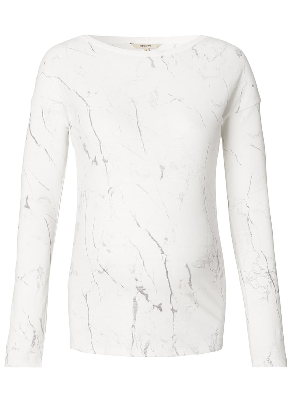 Hedy Long Sleeve Marble Maternity Top by Noppies
