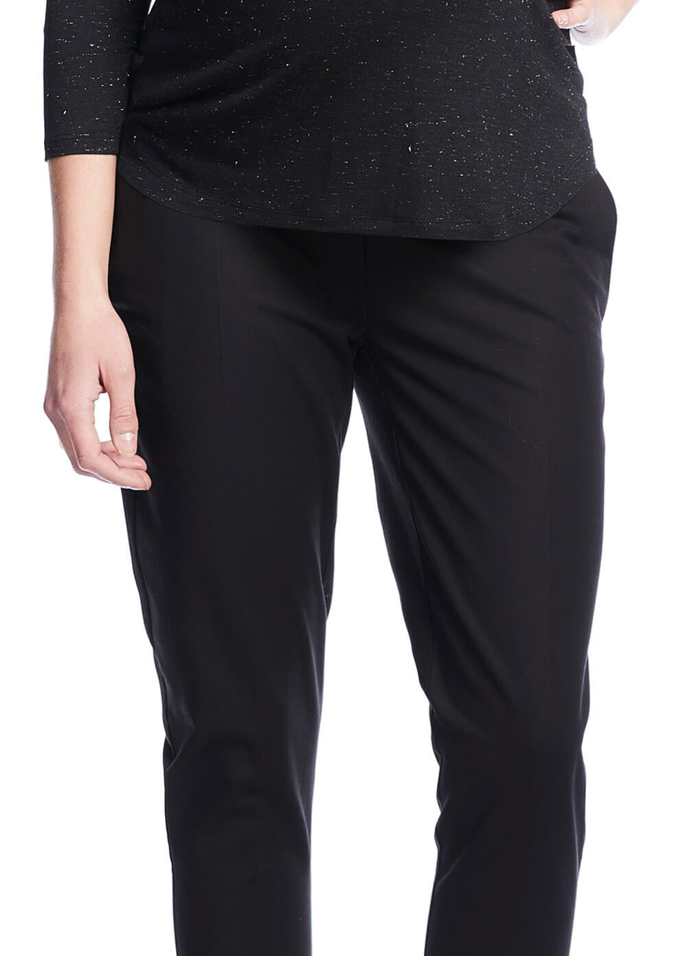Black Maternity Business Trousers by Queen mum