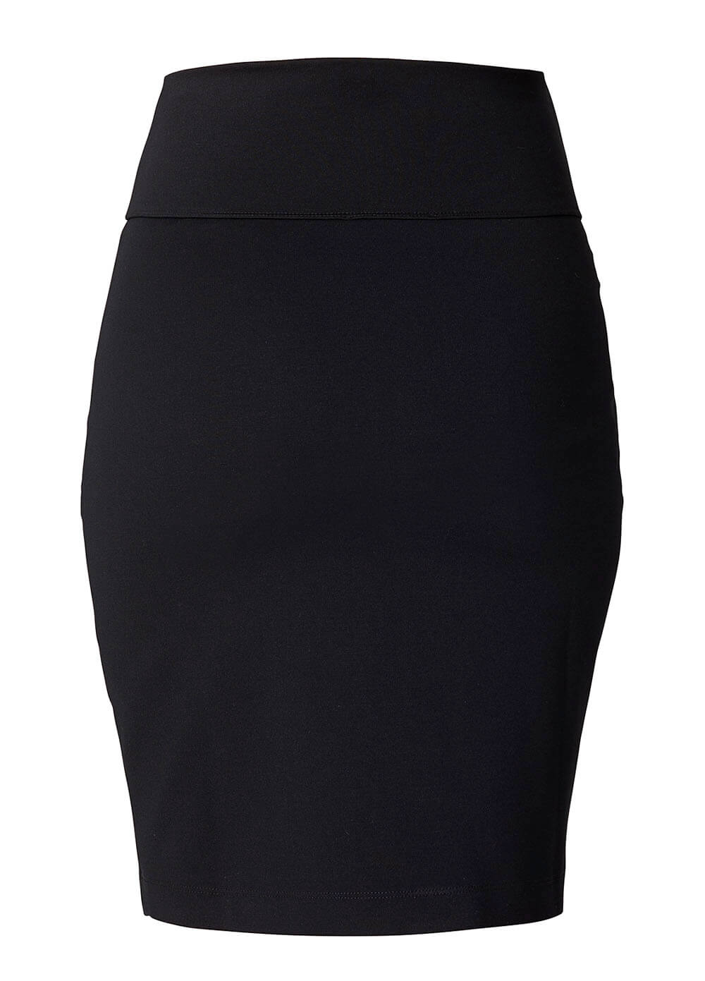 Black Ponte Maternity Pencil Skirt by Queen mum