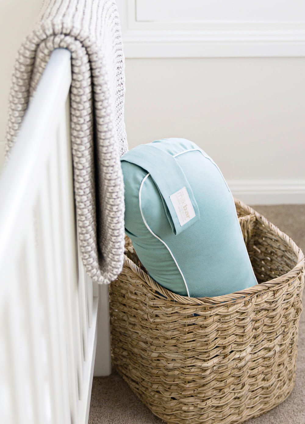 Milkbar Breastfeeding Nursing Pillow in Sage by Fertilemind