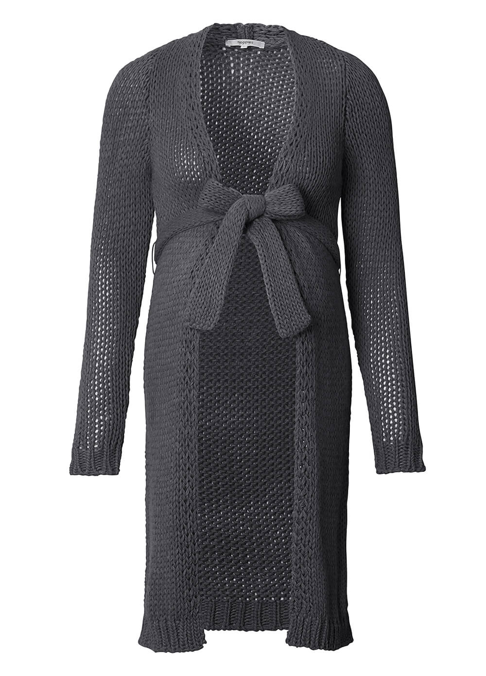 Hazel Maternity Knit Long Cardigan in Grey by Noppies