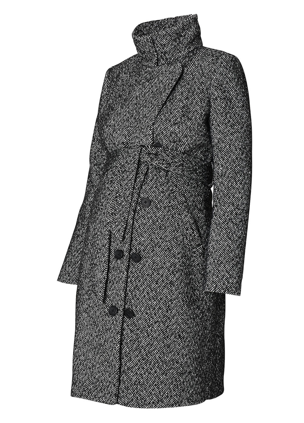 Ilena Herringbone Maternity Winter Coat by Noppies
