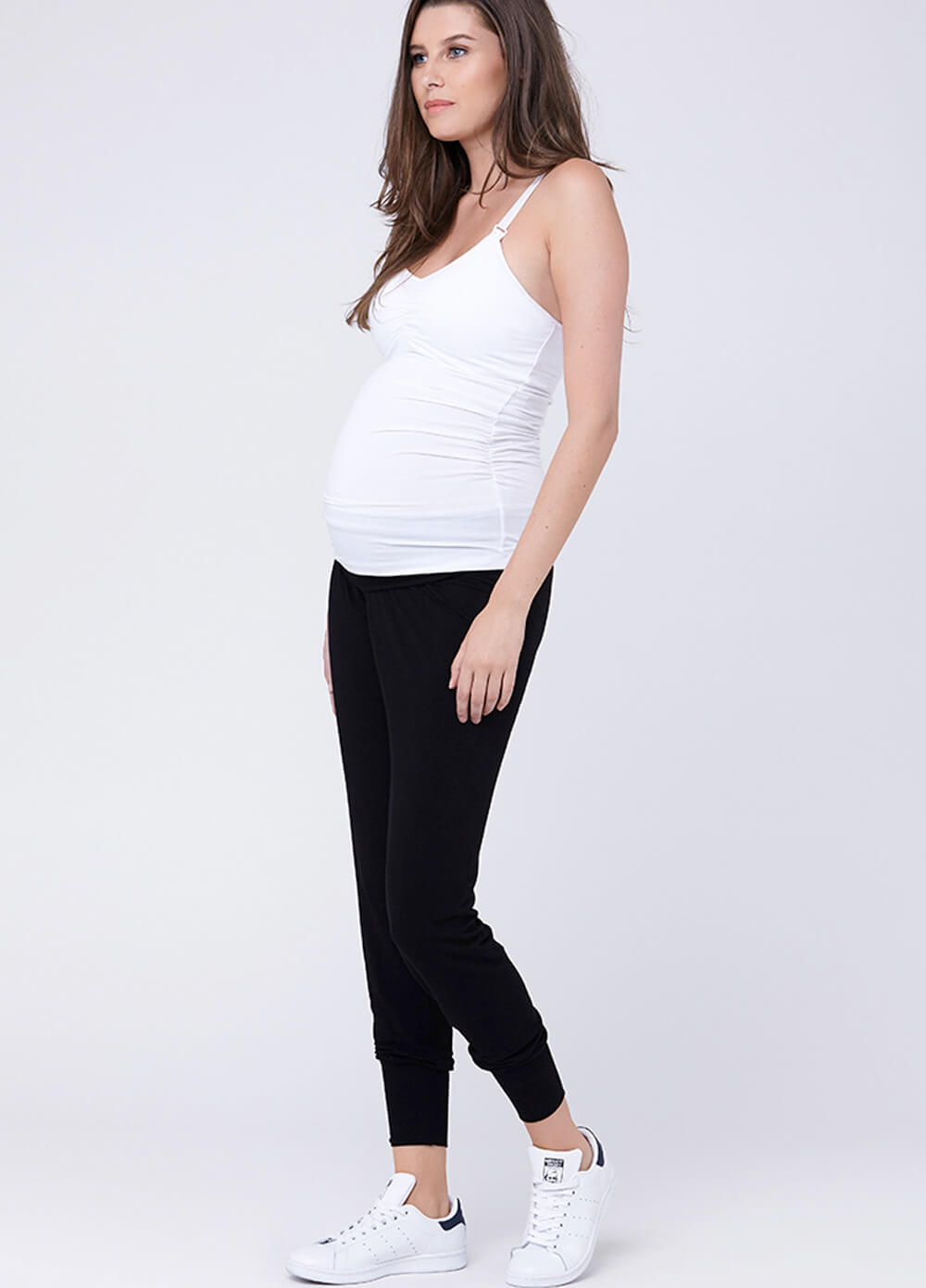 White Maternity/Nursing Tank by Ripe Maternity