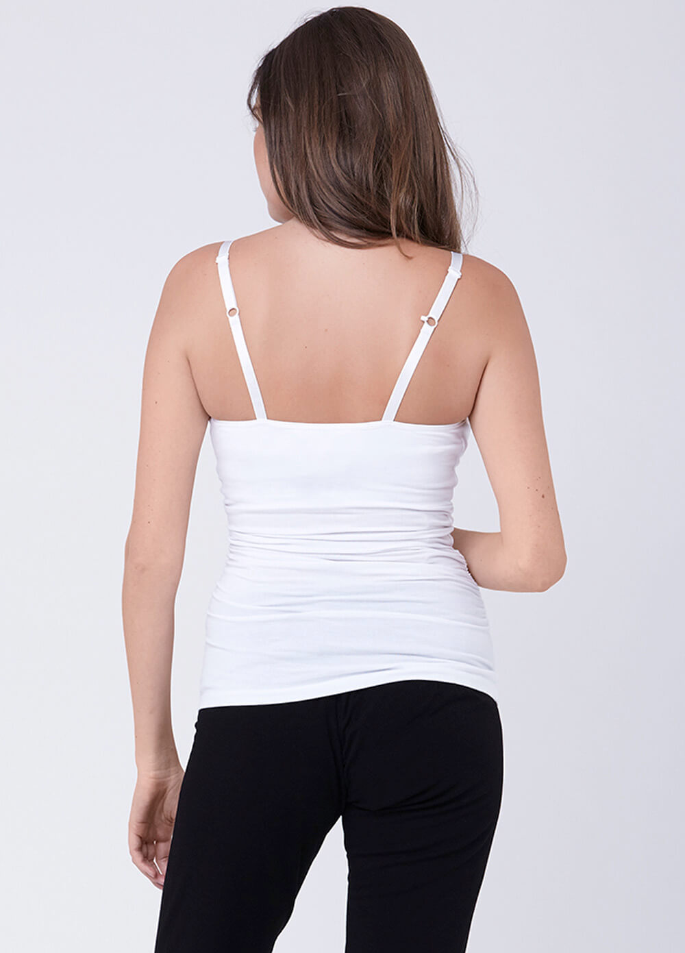 White Maternity/Nursing Tank by Ripe Maternity
