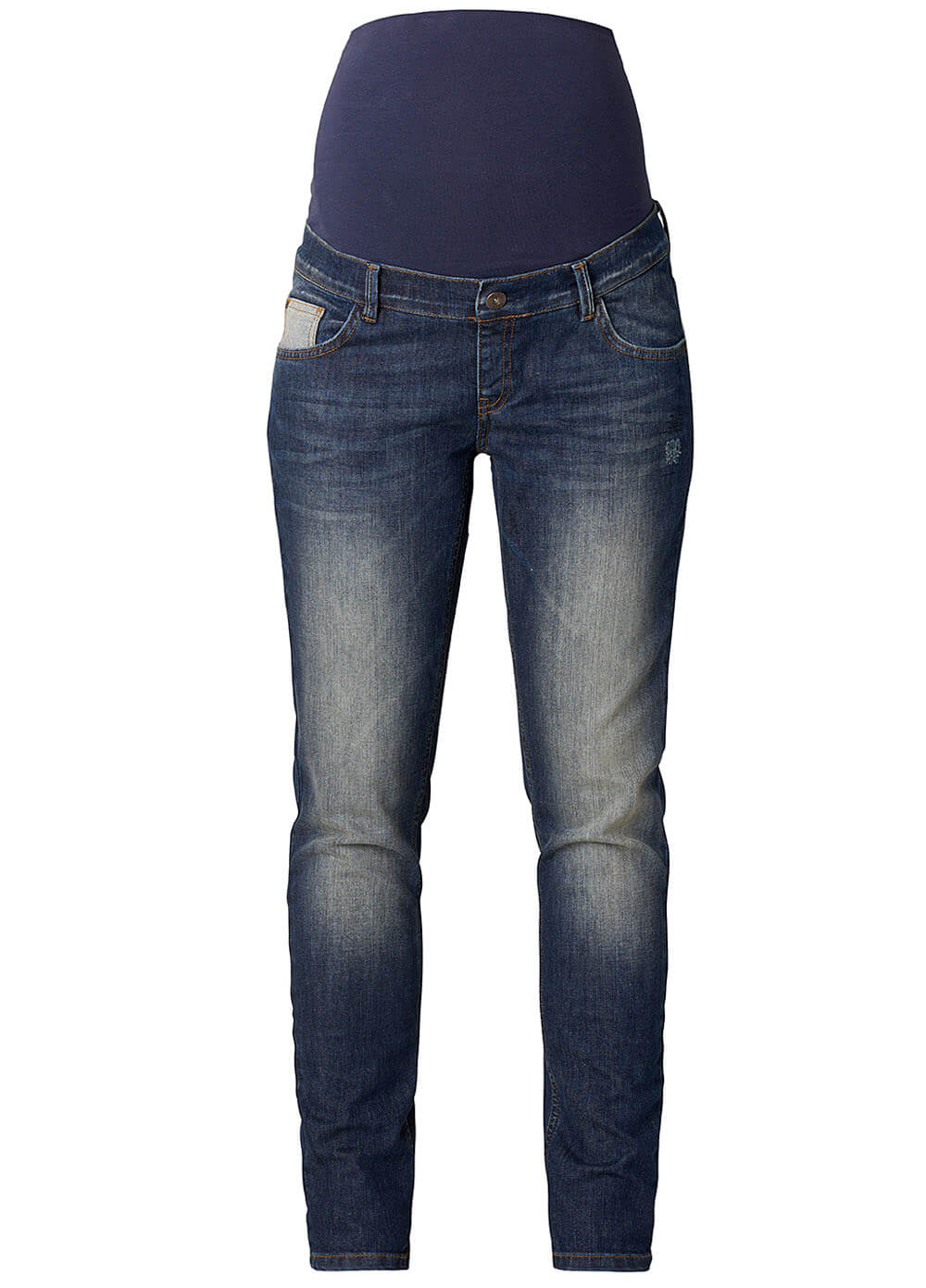 Robin Maternity Boyfriend Jeans in Blue 