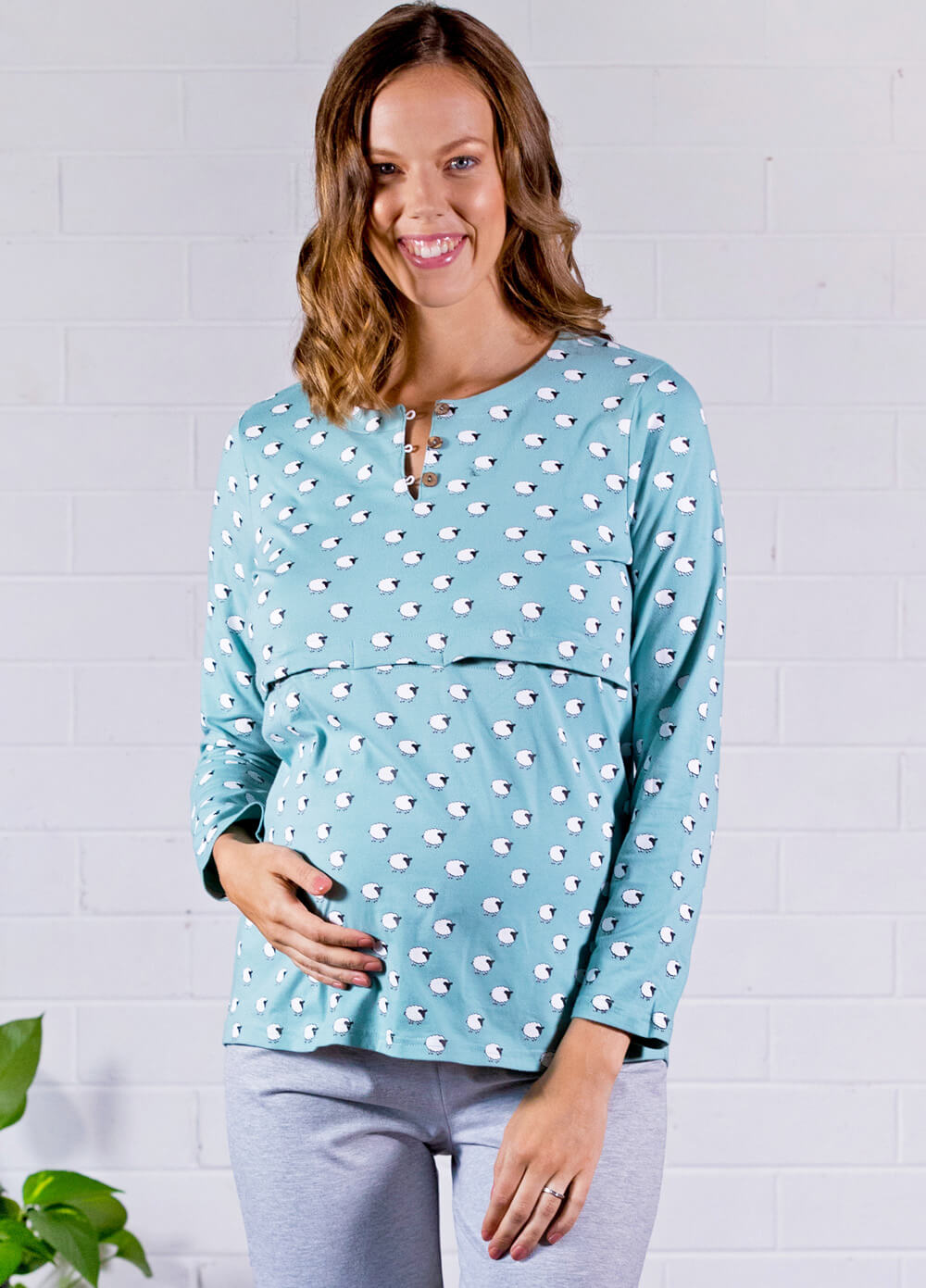 Uzelle Maternity Nursing PJ Set by Lait & Co