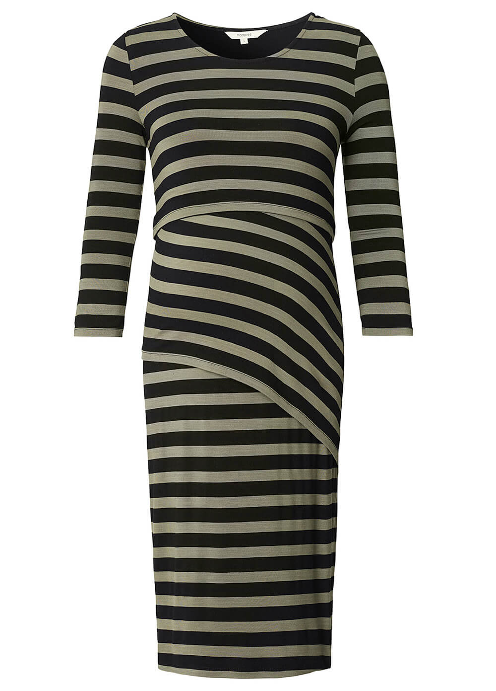 Heidi Maternity Nursing Dress in Army Stripes by Noppies