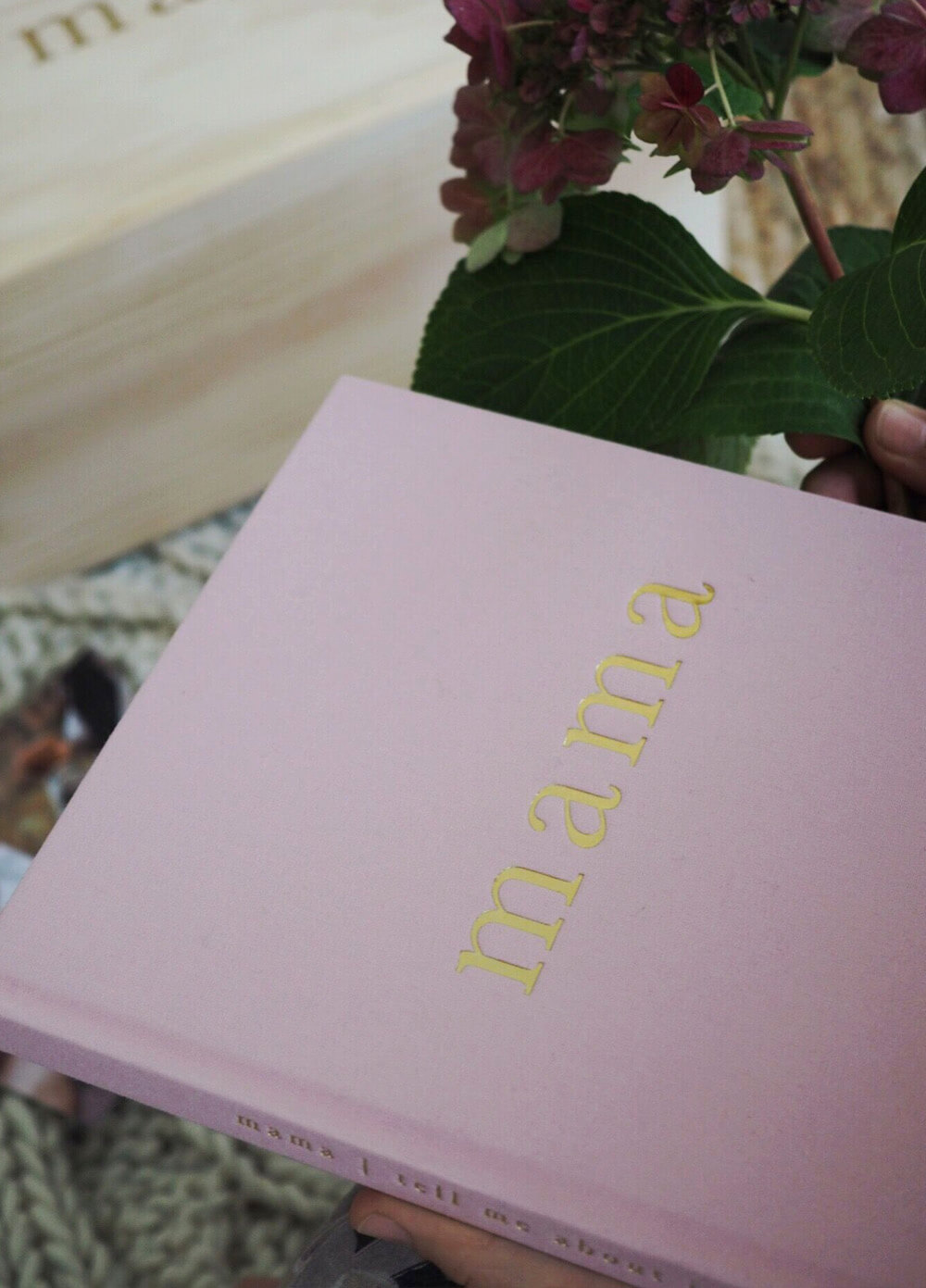 Mama Journal (tell me about it) in Light Pink by Write to Me