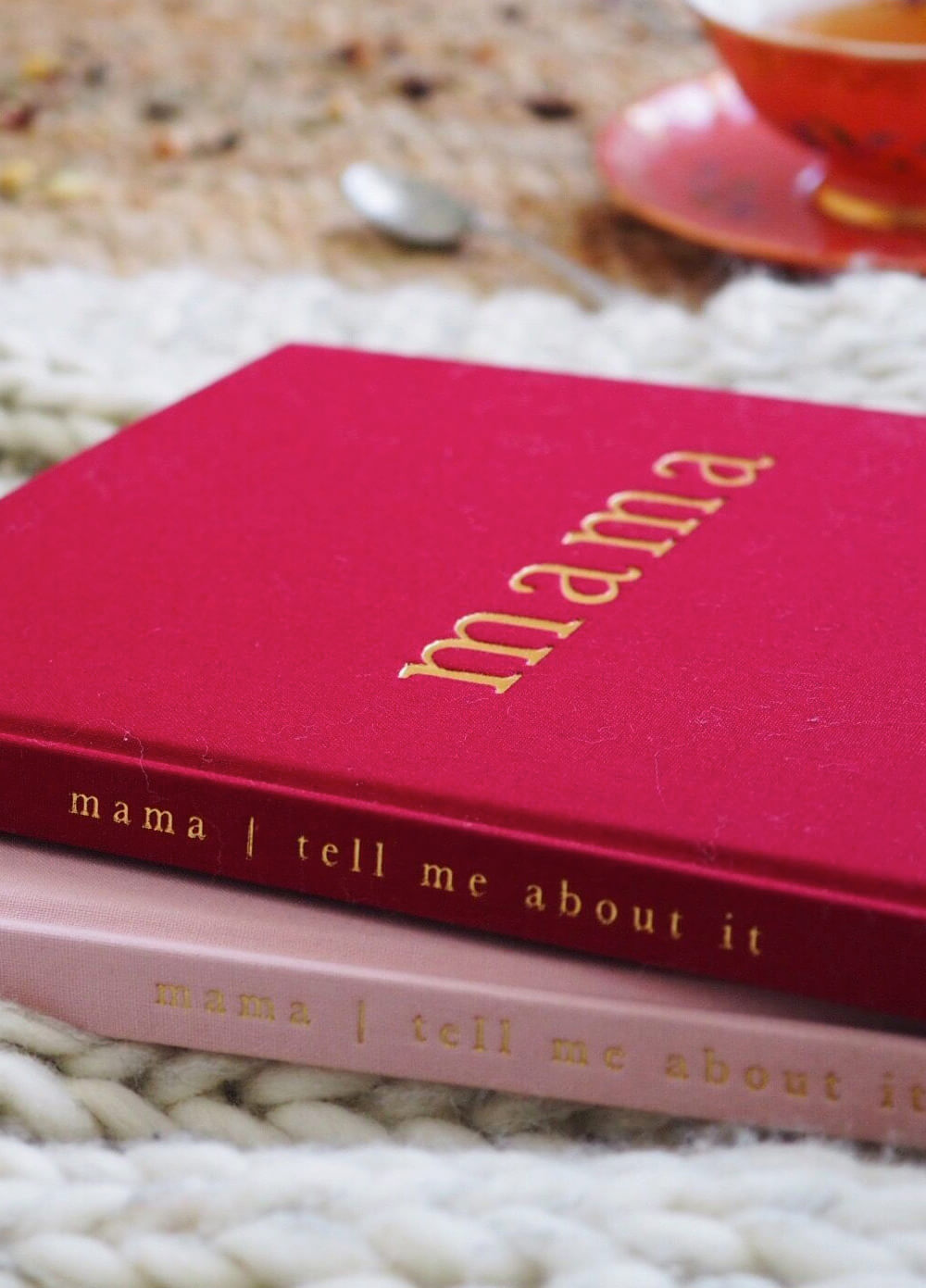 Mama Journal (Tell me about it) in Maroon by Write to Me