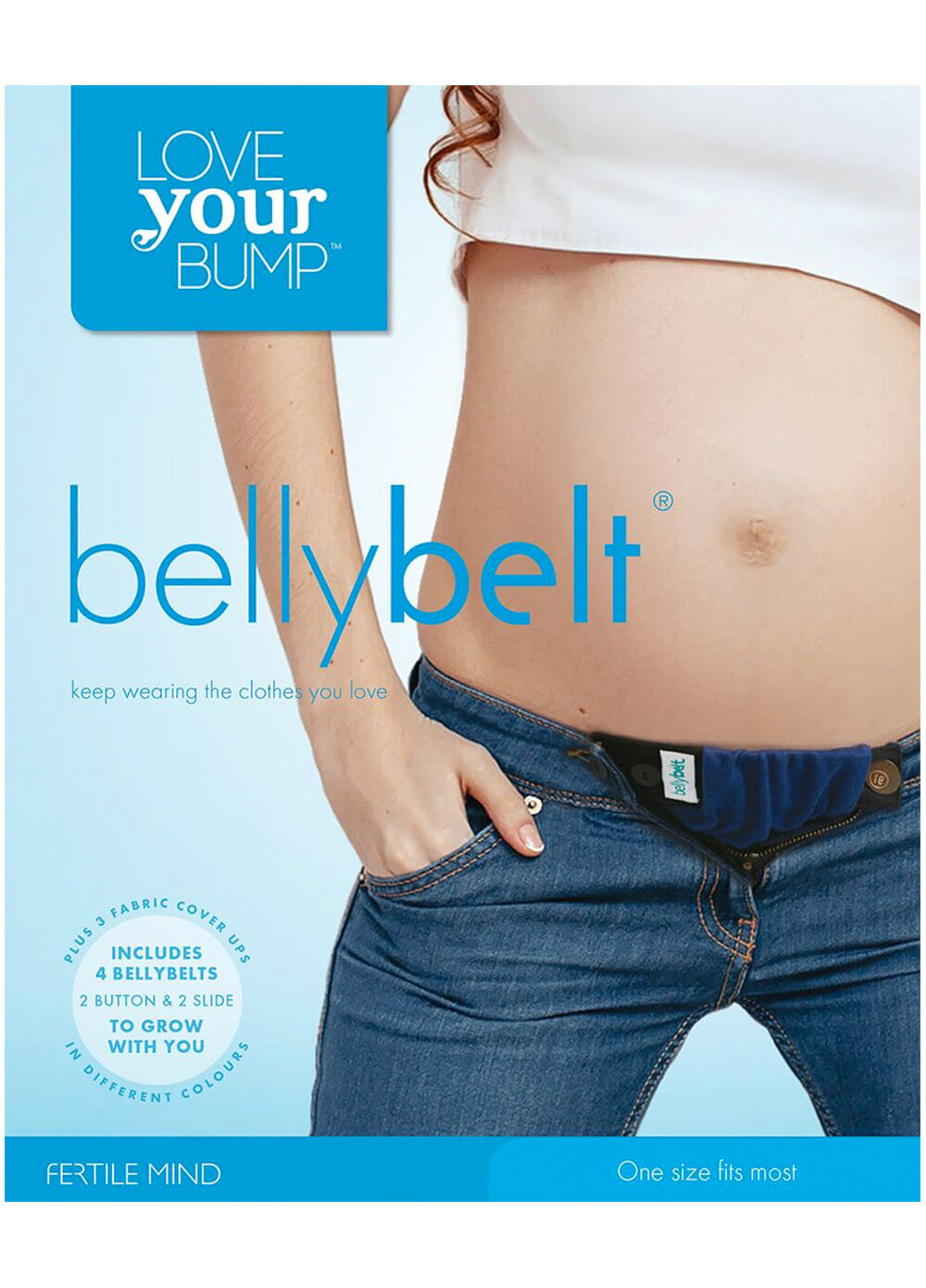 Black Seamless Belly Band with 4 PC of Maternity Pants Extenders and Laundry Bag White Large 