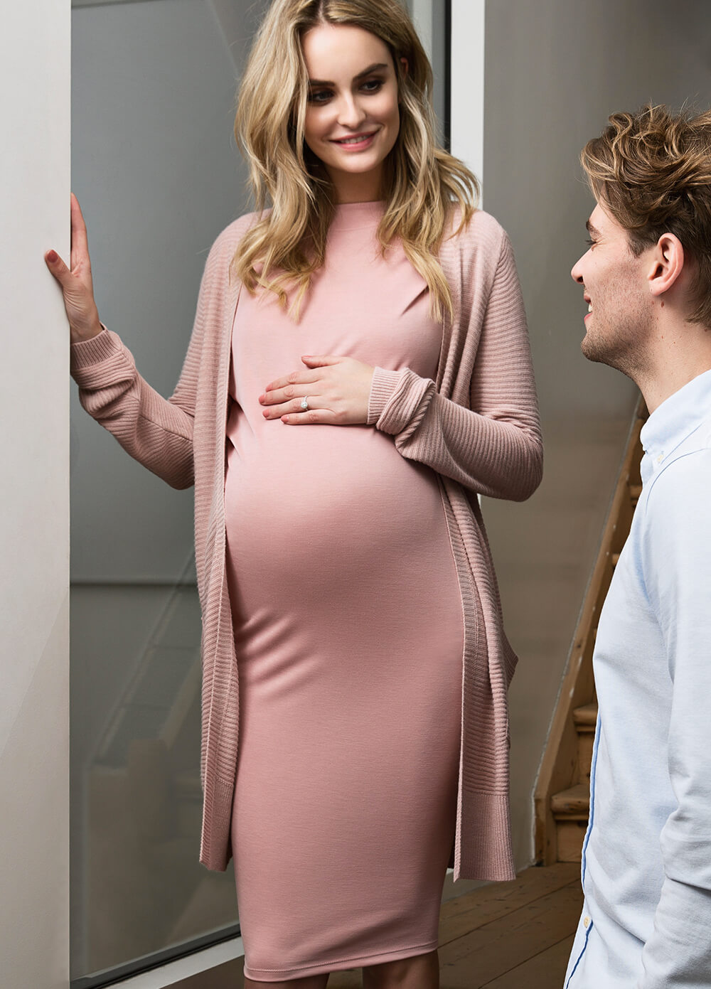 Annefleur Maternity Dress in Blush by Noppies