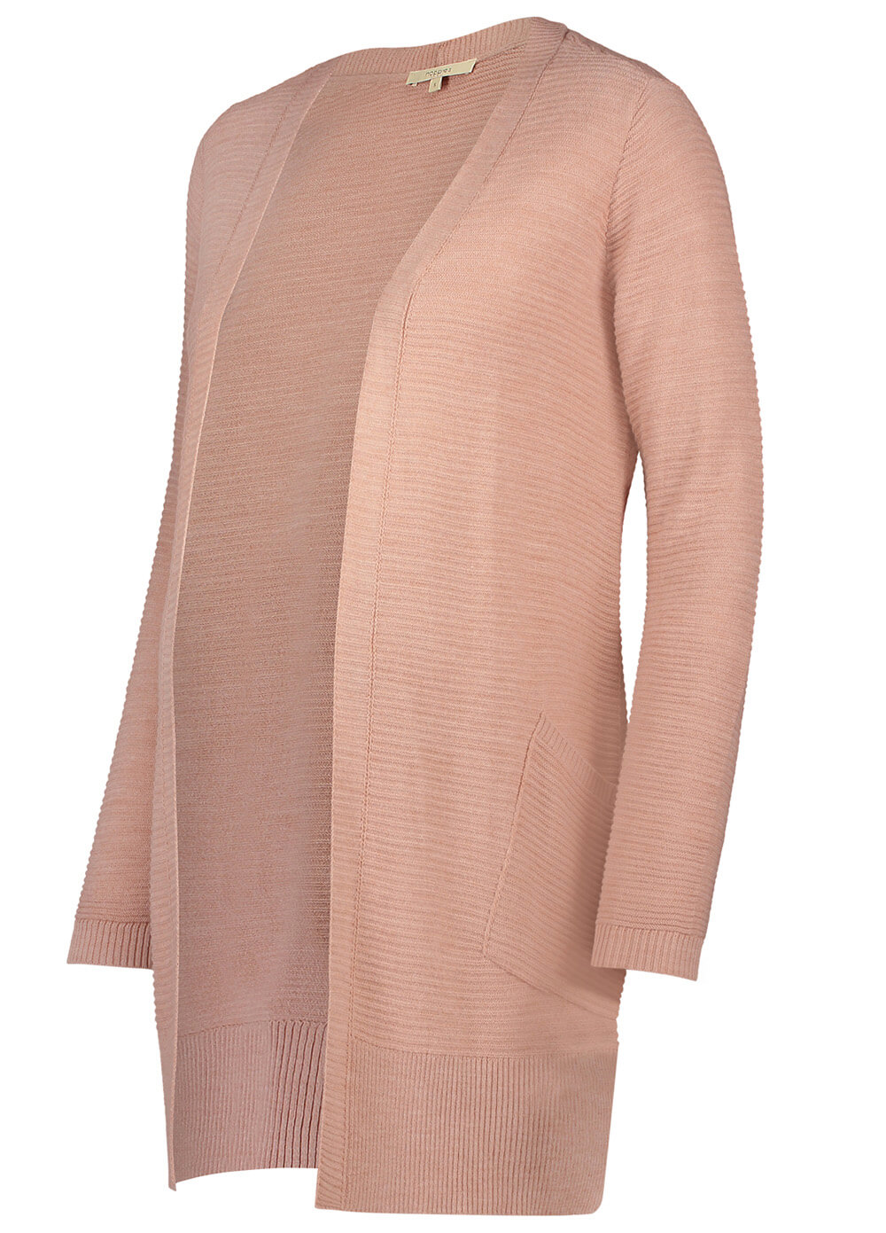 Alexis Ribbed Knit Maternity Cardigan in Blush by Noppies
